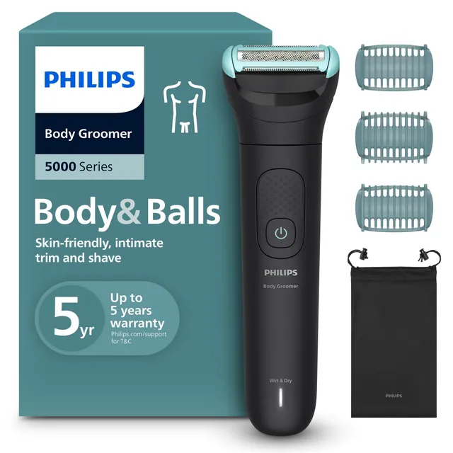 philips-bodygroom-serie-5000-bg5470-15-rifinitore-per-uomo-con-sistema-a-tripla- image 1