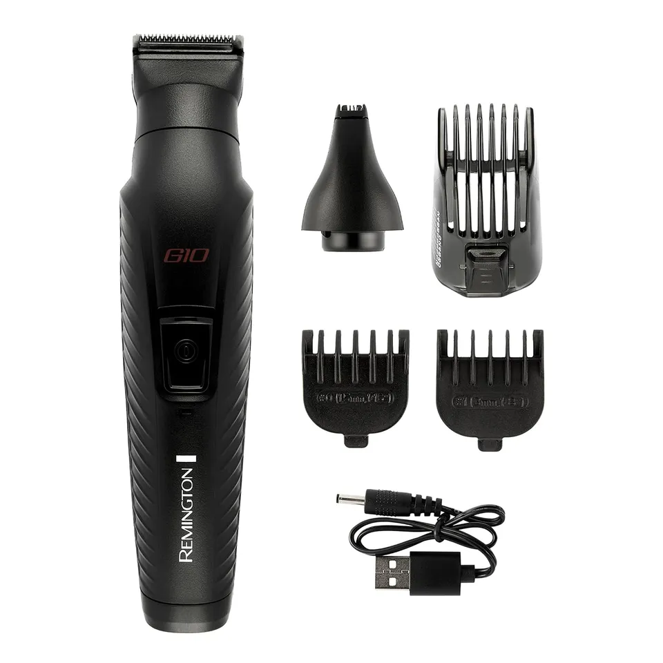 remington-g10-pg2100-graphite-series-kit-tagliacapelli-e-regolabarba-10-in-1-con image 1