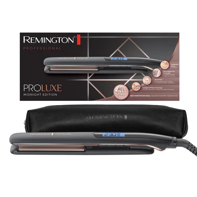 remington-proluxe-s9100b-midnight-edition-piastra-per-capelli-con-piastre-strett image 1