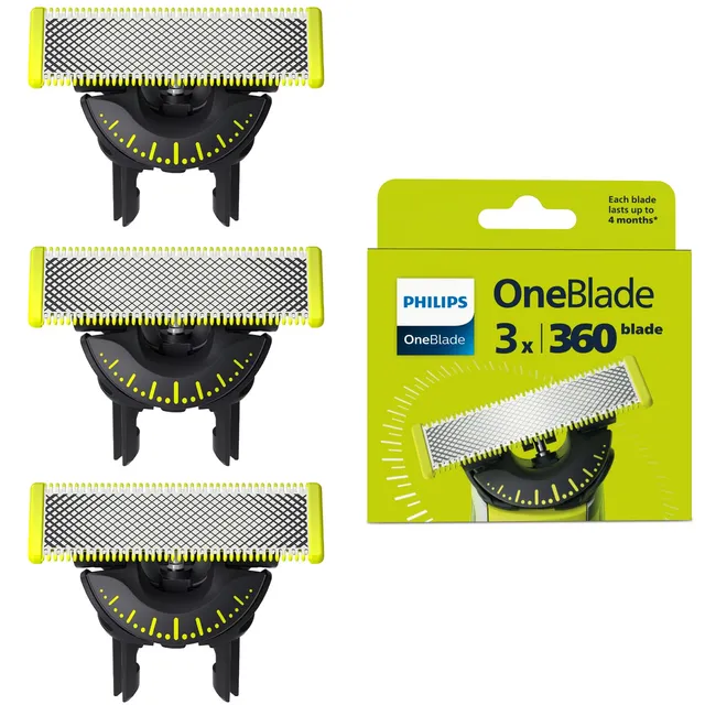 philips-oneblade-qp430-60-3-lame-di-ricambio-originali-a-360-compatibili-con-tut image 1