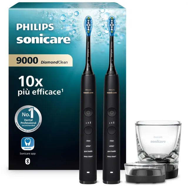 philips-sonicare-diamondclean-9000-hx9914-54-doppia-confezione-di-spazzini-elett image 1