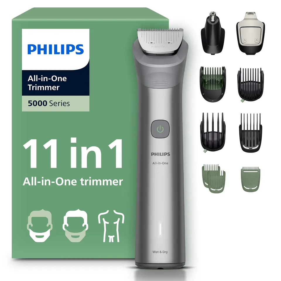 philips-multigroom-serie-5000-mg5951-15-rifinitore-all-in-one-11-in-1-per-barba- image 1