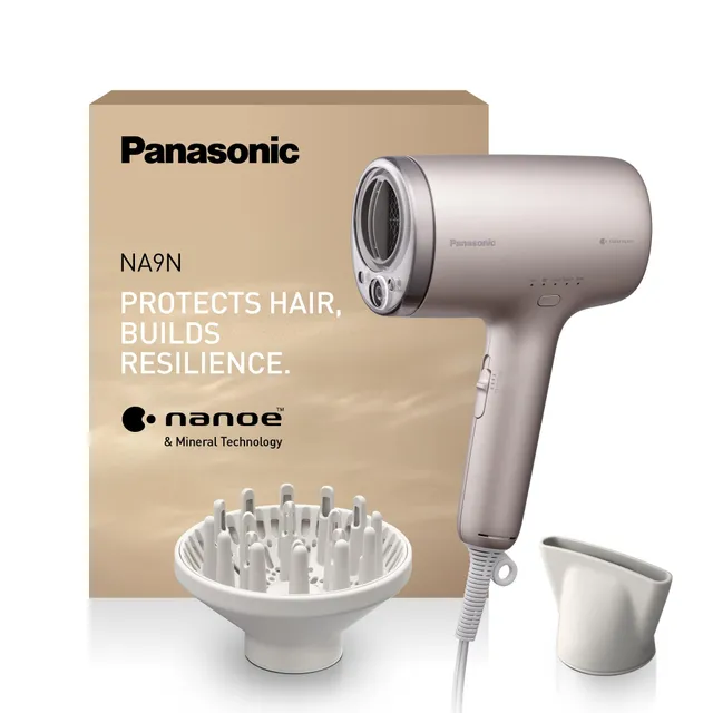 panasonic-eh-na9n-e825-asciugacapelli-nanoe-e-ioni-minerali-1600w-greige-asciuga image 1