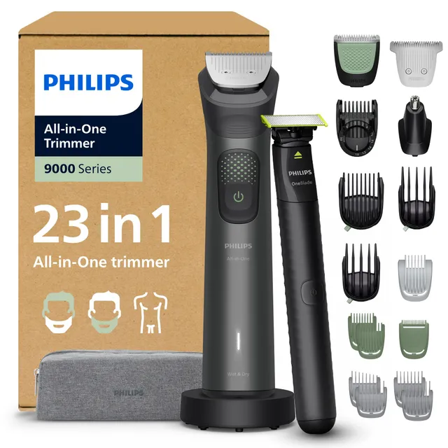 philips-mg9561-30-multigroom-serie-9000-23-in-1-set-rifinitore-e-rasoio-oneblade image 1
