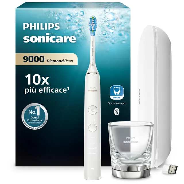 philips-sonicare-diamondclean-9000-spazzolino-elettrico-sonico-con-app-modello-h image 1