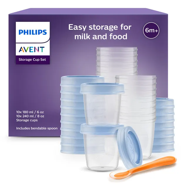 philips-avent-scf721-20-set-vasetti-per-la-conservazione-delle-pappe-10-vasetti- image 1
