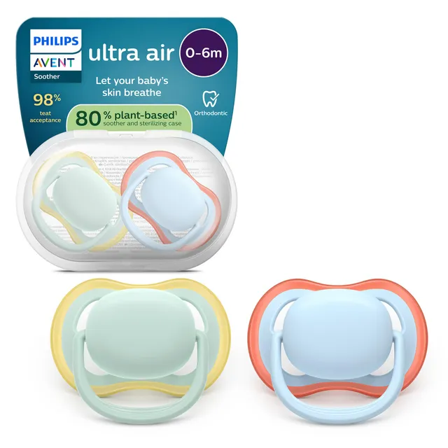 philips-avent-ultra-start-scf087-01-ciuccio-ortodontico-per-neonati-0-6-mesi-sil image 1