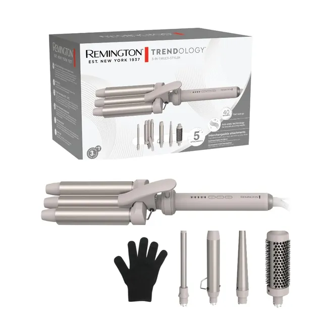 remington-trendology-5-in-1-multi-styler-ci41ms5e51-ferro-arricciacapelli-5-in-1 image 1
