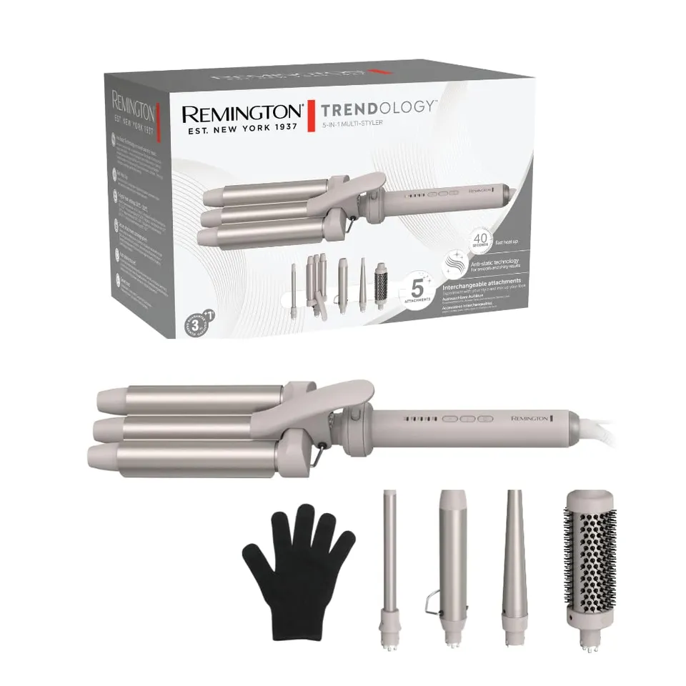 remington-trendology-5-in-1-multi-styler-ci41ms5e51-ferro-arricciacapelli-5-in-1 image 1