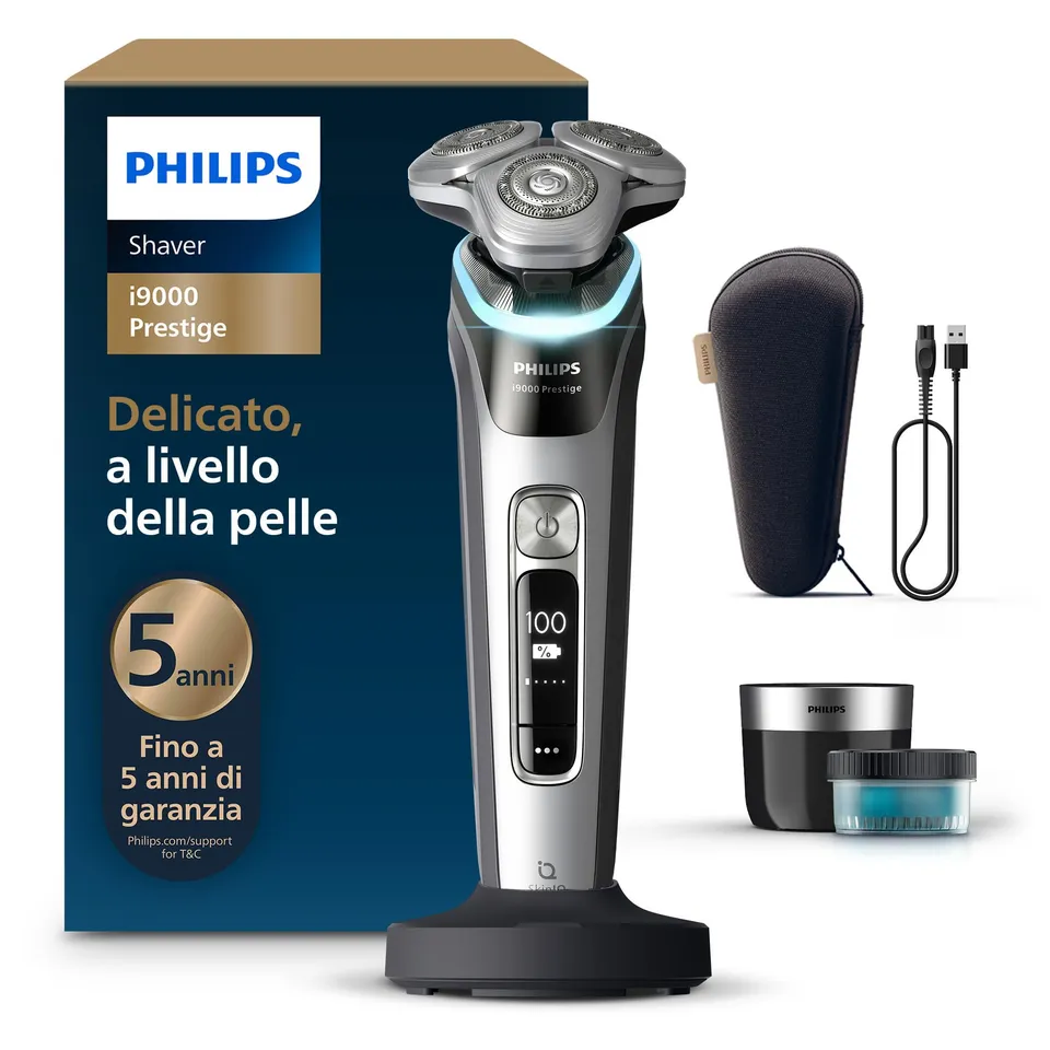 philips-shaver-i9000-prestige-xp9205-30-rasoio-elettrico-wet-dry-con-skin-iq-lif image 1
