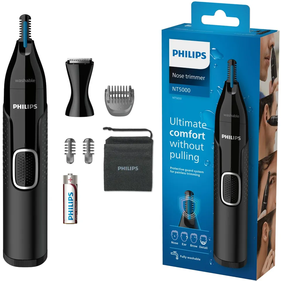 philips-series-5000-nt5650-16-rifinitore-a-batteria-per-naso-orecchie-e-sopracci image 1