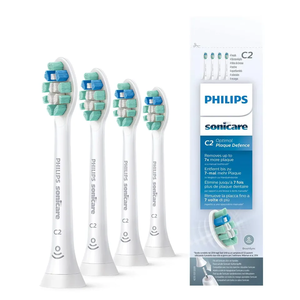 philips-sonicare-c2-optimal-plaque-defence-testine-di-ricambio-per-spazzolino-el image 1