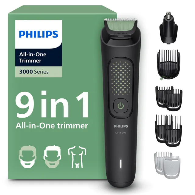 philips-mg3946-15-multigroom-serie-3000-rifinitore-tutto-in-uno-9-in-1-lame-auto image 1