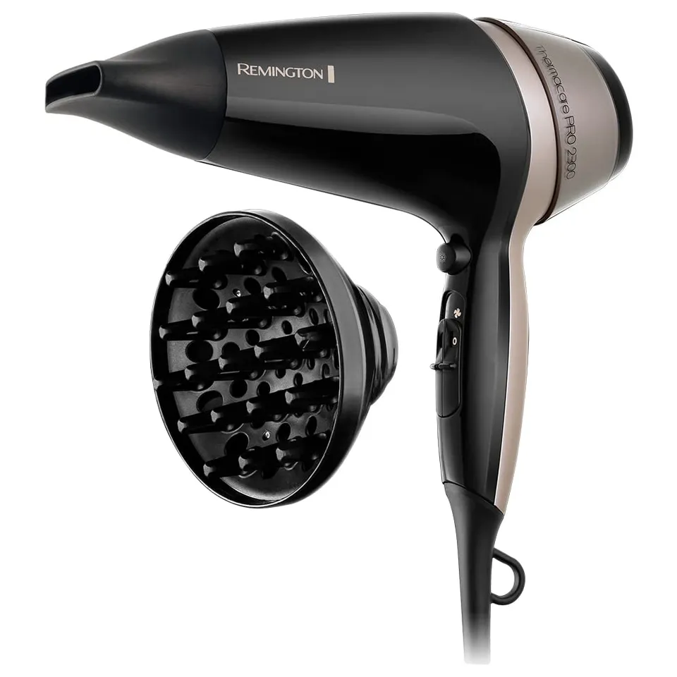 remington-thermacare-pro-d5715-asciugacapelli-ionico-2300w-a-basso-rumore-con-di image 1