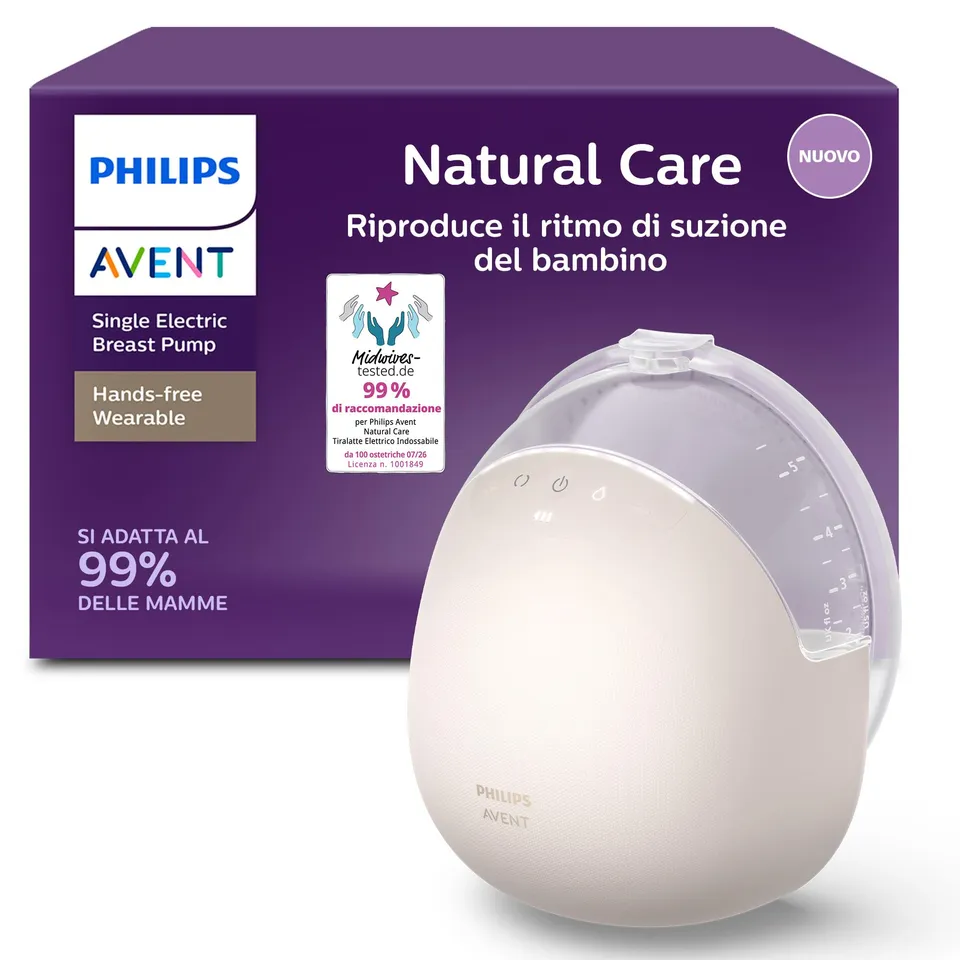 philips-avent-natural-care-scf494-11-tiralatte-elettrico-indossabile-a-mani-libe image 1