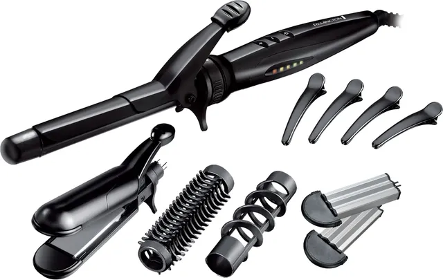 remington-s8670-kit-multistyler-con-piastre-reversibili-arricciacapelli-in-ceram image 1