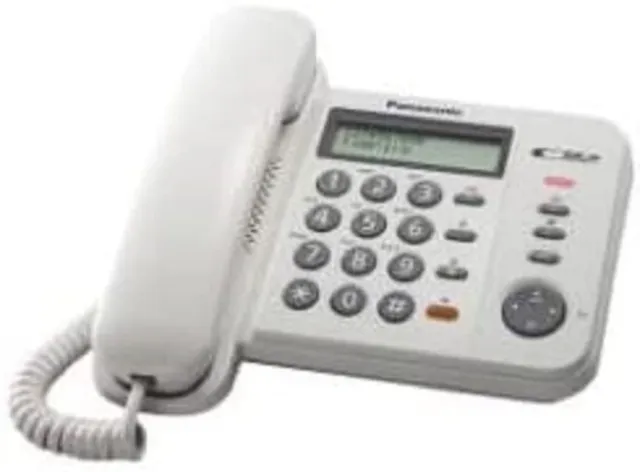panasonic-kx-ts580ex1w-telefono-domestico-filo-con-display-lcd-rubrica-50-nomi-e image 1
