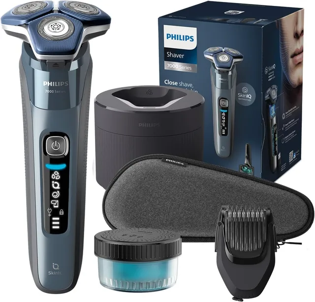 philips-shaver-serie-7000-s7882-54-rasoio-elettrico-wet-dry-con-skiniq-quick-cle image 1
