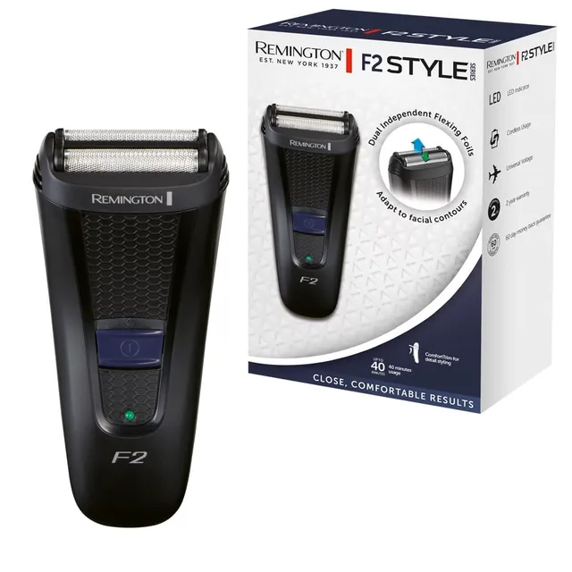 remington-style-series-f2002-rasoio-elettrico-a-lamina-per-barba-uso-a-secco-rif image 1