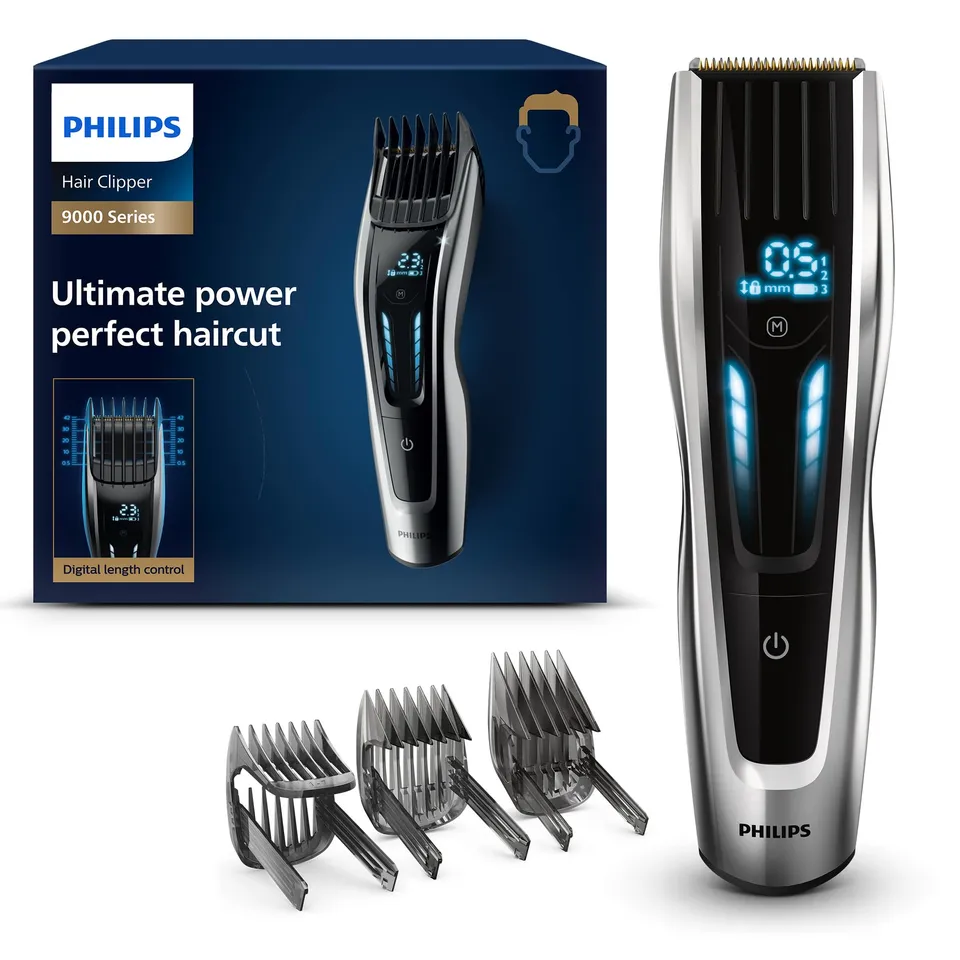 philips-hc9450-15-serie-9000-regolacapelli-con-pettini-motorizzati-lame-in-titan image 1