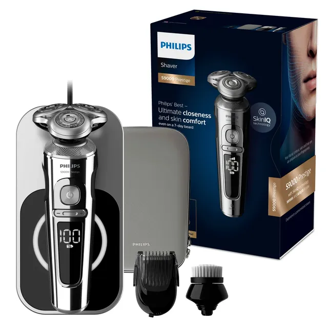 philips-s9000-prestige-sp9863-14-rasoio-elettrico-wet-dry-da-uomo-con-sensore-be image 1