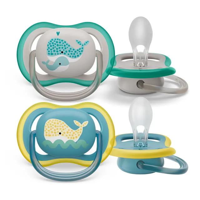 philips-avent-ultra-air-scf349-24-set-di-2-ciucci-ortodontici-traspiranti-con-pu image 1