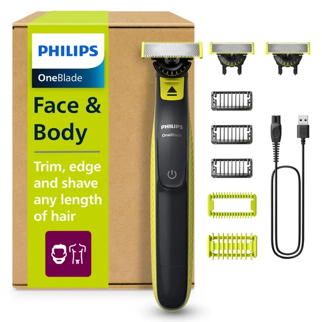 philips-oneblade-360-qp2824-31-regolabarba-elettrico-face-body-con-3-lame-360-e- image 1