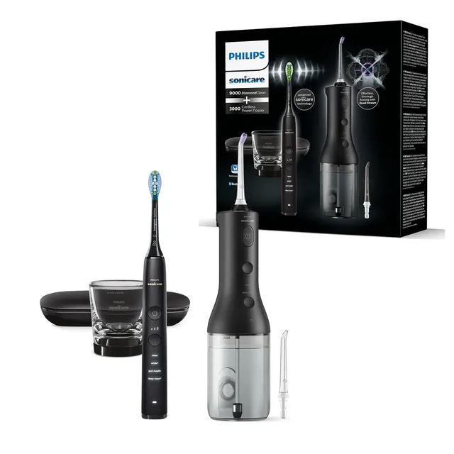 philips-sonicare-power-flosser-3000-cordless-diamondclean-9000-hx3886-43-set-irr image 1