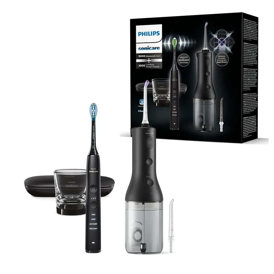 philips-sonicare-power-flosser-3000-cordless-diamondclean-9000-hx3886-43-set-irr image 1