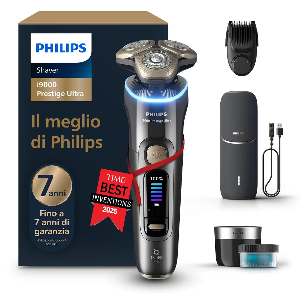 philips-shaver-i9000-prestige-ultra-xp9402-46-rasoio-elettrico-wet-dry-con-skin- image 1