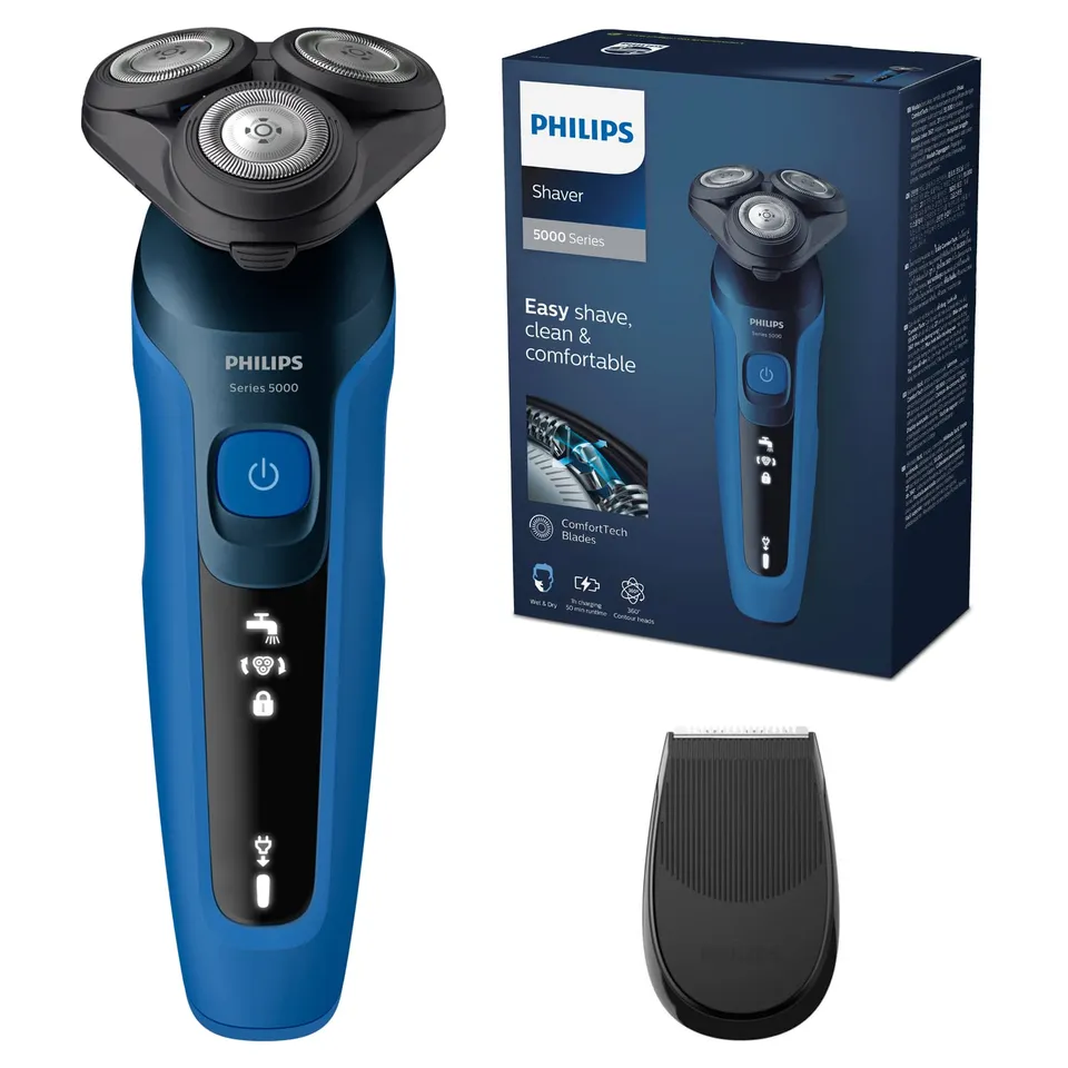 philips-s5466-18-rasoio-elettrico-serie-5000-pelle-bagnata-e-asciutta-lame-comfo image 1
