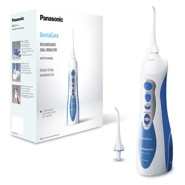 panasonic-ew1211w-dentacare-irrigatore-orale-ricaricabile-con-bubble-water-strea image 1