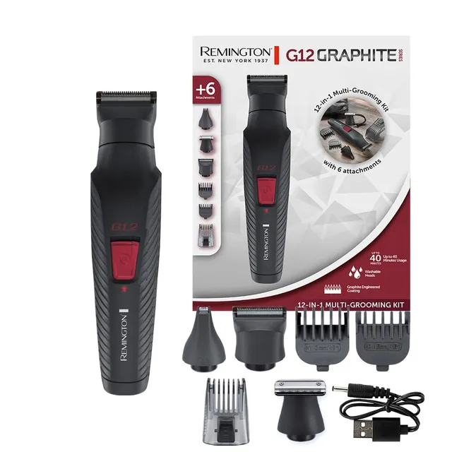 remington-g12-pg2120-tagliacapelli-e-kit-multigrooming-12-in-1-con-6-accessori-t image 1