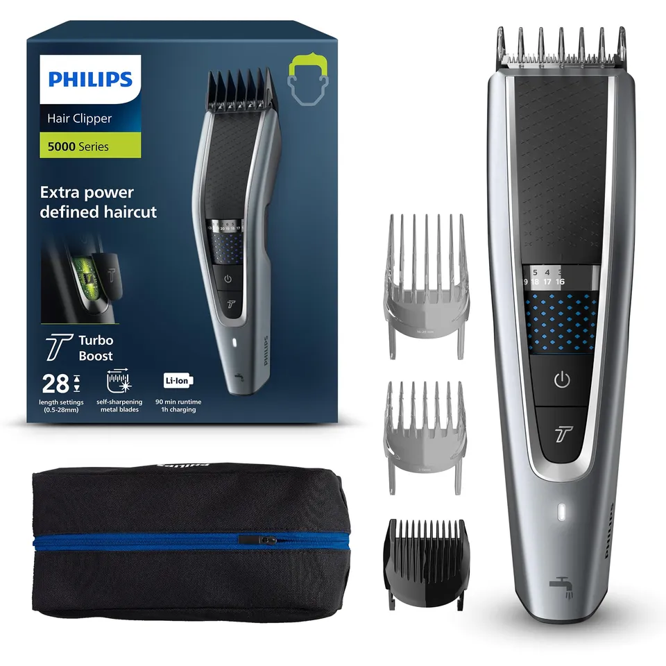 philips-hair-clipper-serie-5000-hc5630-15-regolacapelli-con-tecnologia-trim-n-fl image 1