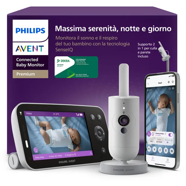 philips-avent-premium-connected-scd973-26-baby-monitor-con-ai-per-sonno-e-respir image 1