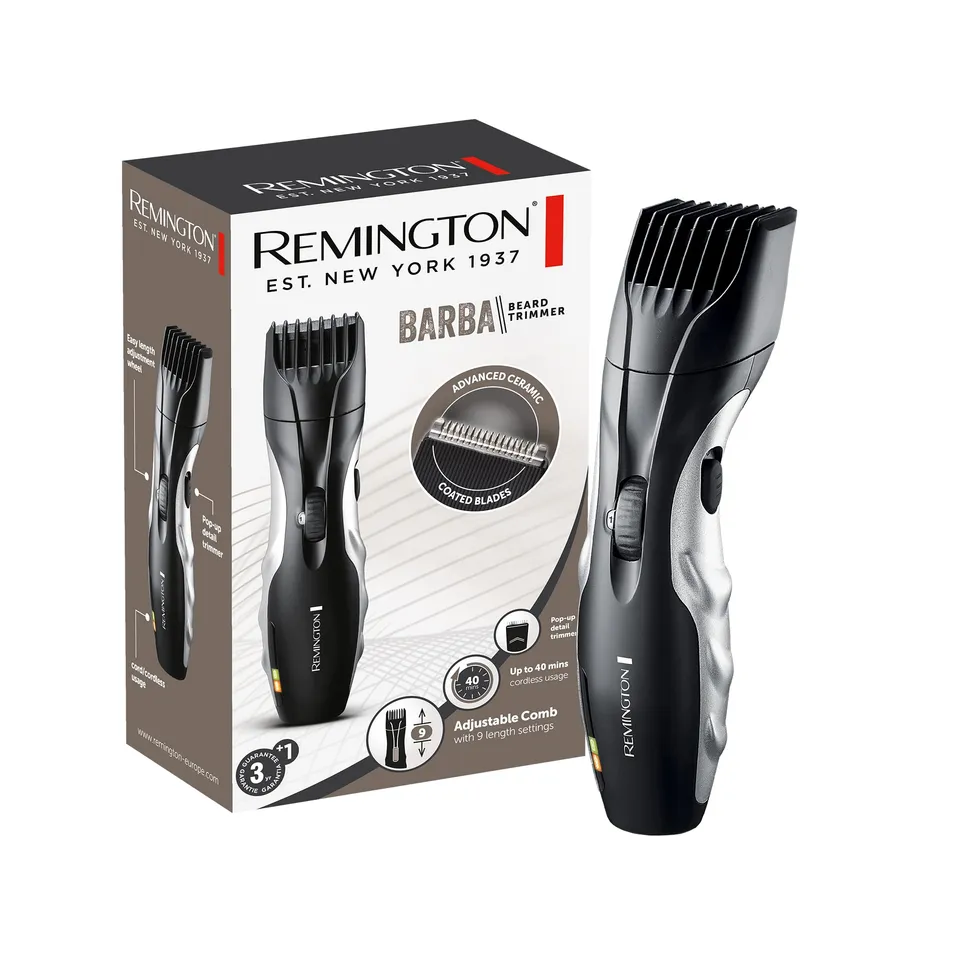 remington-mb320c-barba-regolabarba-uomo-con-9-lunghezze-1-5-18-mm-lama-in-cerami image 1