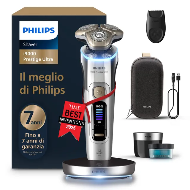 philips-shaver-i9000-prestige-ultra-xp9404-31-rasoio-elettrico-wet-dry-con-skini image 1