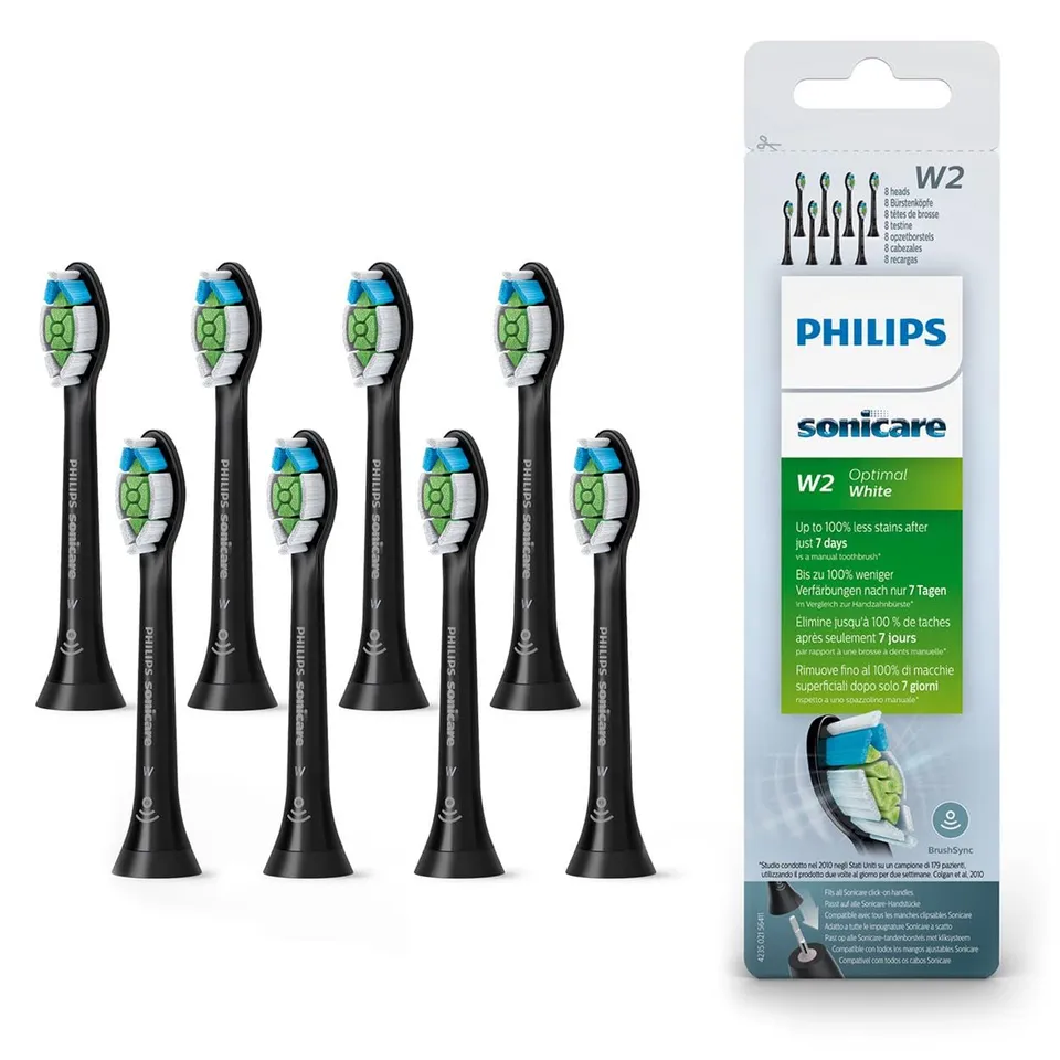 philips-sonicare-w2-optimal-white-pack-8-testine-di-ricambio-per-spazzolino-soni image 1