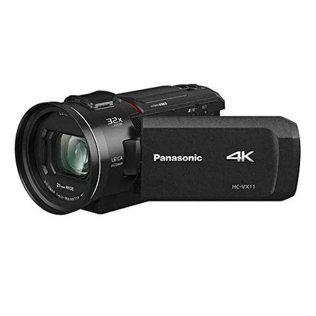 panasonic-hc-vx11eg-k-videocamera-4k-ultra-hd-con-obiettivo-leica-dicomar-zoom-o image 1