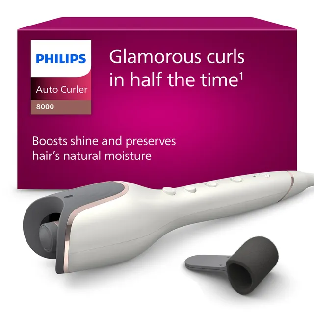 philips-auto-curler-serie-8000-bhb878-00-arricciacapelli-automatico-con-moisture image 1