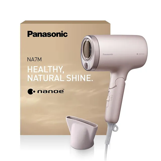 panasonic-eh-na7m-p825-asciugacapelli-nanoe-1600w-pieghevole-con-beccuccio-conce image 1
