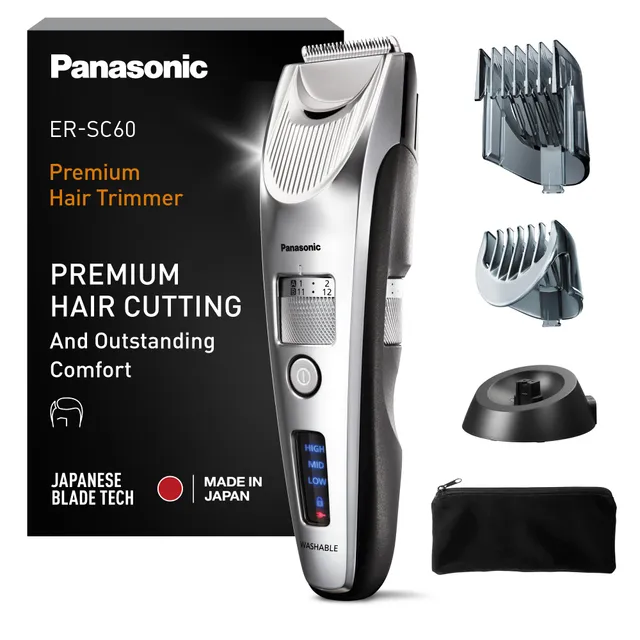 panasonic-er-sc60-tagliacapelli-cordless-uomo-impermeabile-ipx7-39-impostazioni- image 1