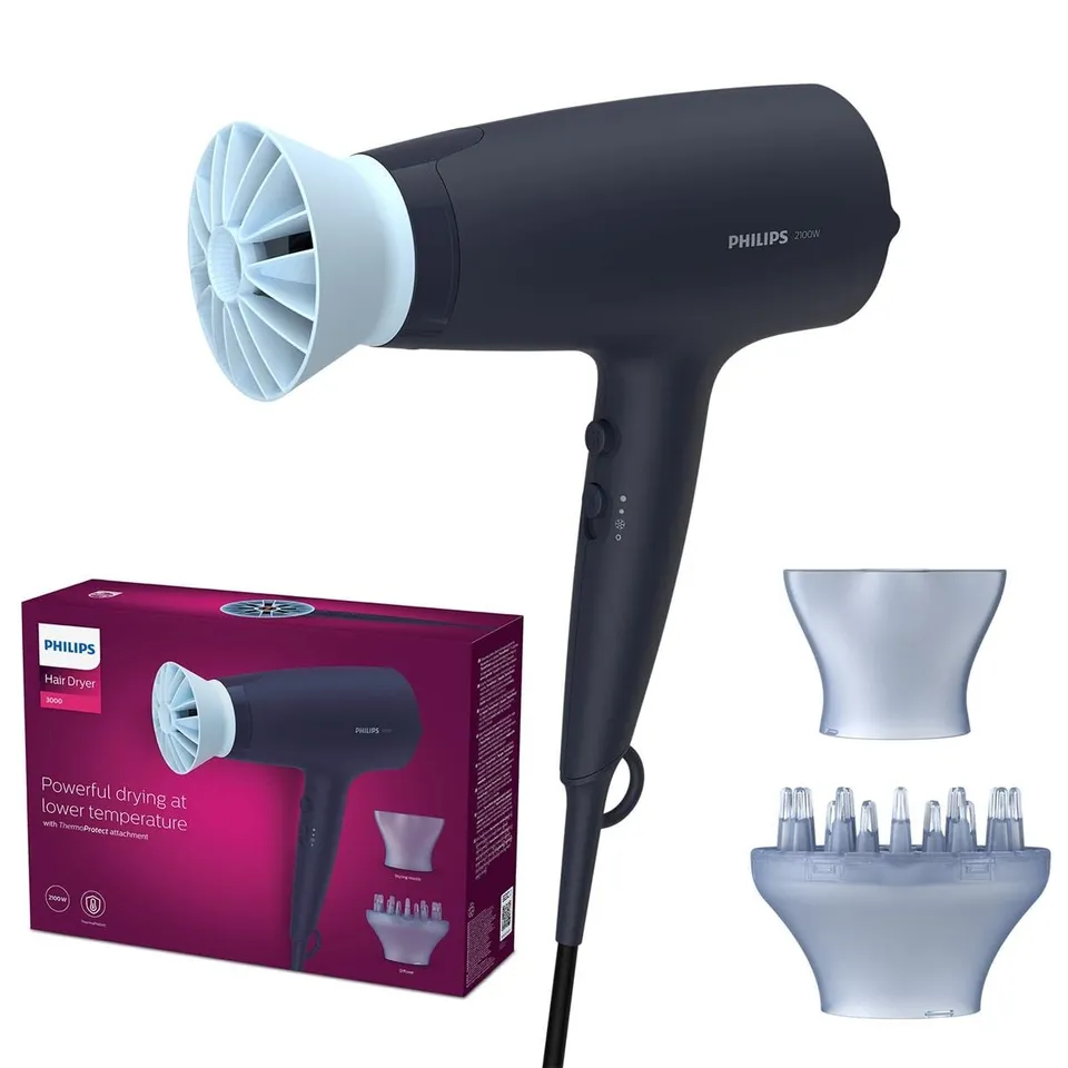 philips-serie-3000-hd360-20-asciugacapelli-a-ioni-2100-w-con-thermoprotect-beccu image 1