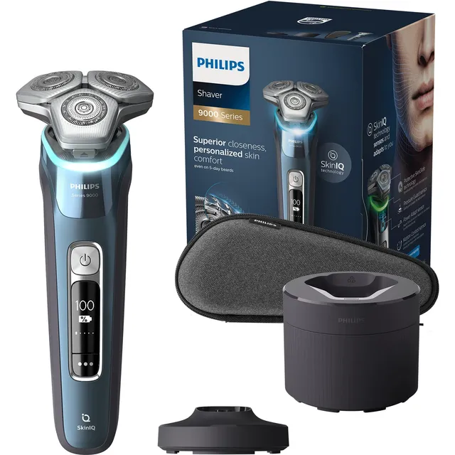 philips-shaver-series-9000-s9982-55-rasoio-elettrico-a-secco-e-umido-con-skiniq- image 1