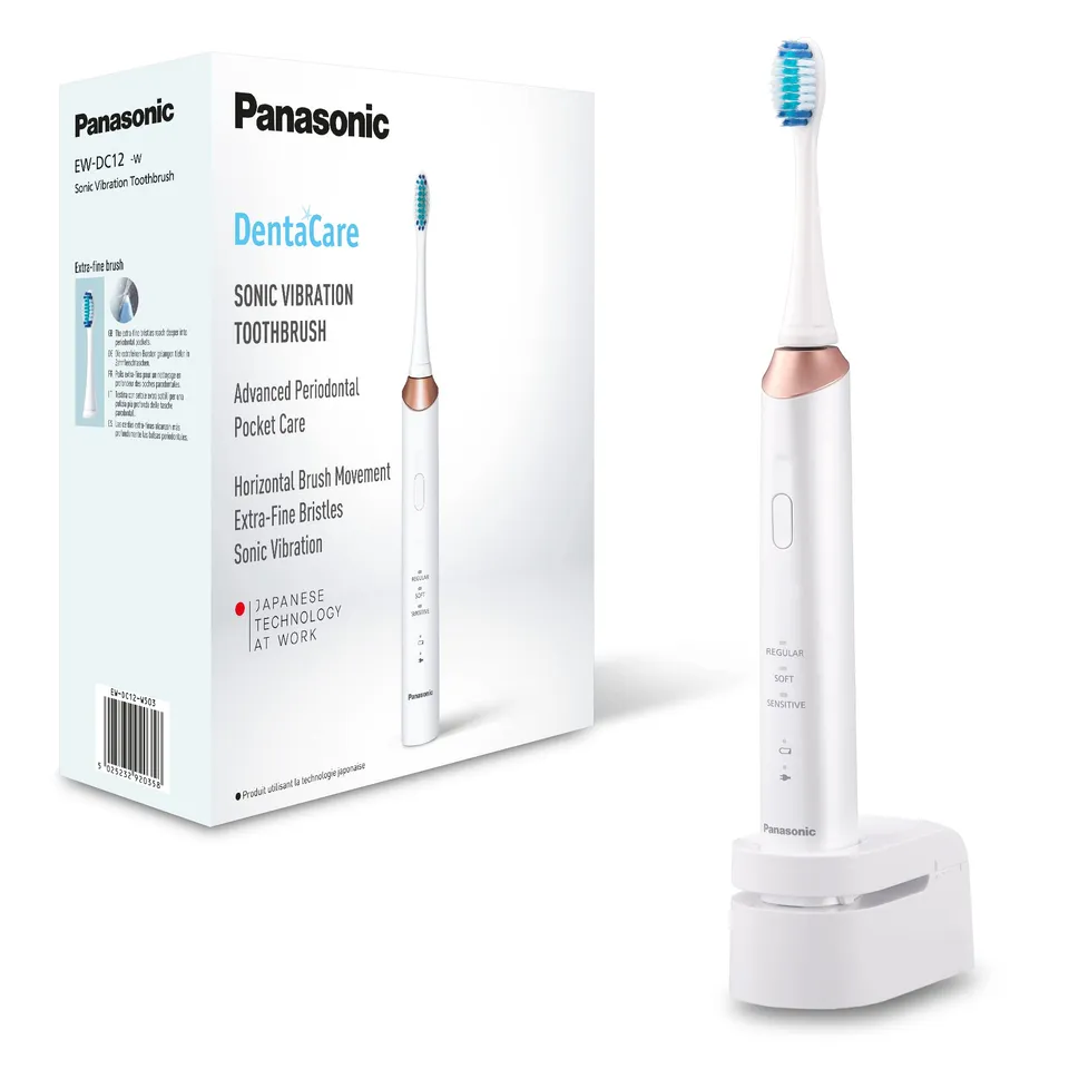 panasonic-ew-dc12-spazzino-elettrico-sonico-ricaricabile-con-3-modalit-testina-e image 1