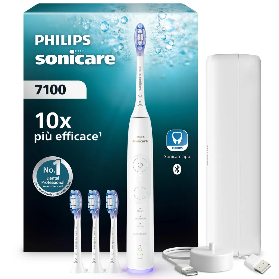 philips-sonicare-7100-hx7420-08-spazzolino-elettrico-sonico-con-app-4-modalit-se image 1
