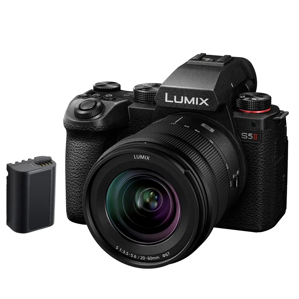 panasonic-lumix-dc-s5-ii-mirrorless-full-frame-con-obiettivo-20-60mm-f3-5-5-6-4k image 1