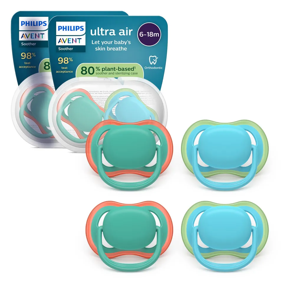 philips-avent-ultra-start-scf087-24-ciuccio-ortodontico-in-silicone-per-neonati- image 1