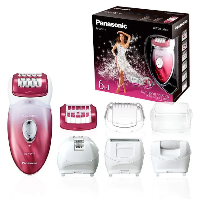 panasonic-es-ed92-epilatore-6-in-1-wet-dry-con-6-testine-di-depilazione-uso-senz image 1