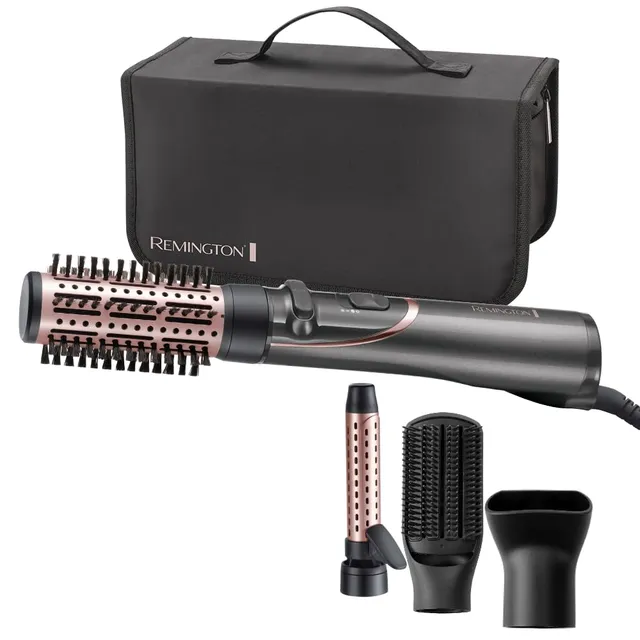 remington-as8606-curl-straight-spazzola-rotante-ad-aria-calda-3-in-1-con-4-acces image 1
